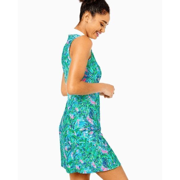 🏌️ LILLY PULITZER UPF 50+ Luxletic Silvia Dress with Pockets & Shorts XL NWT - Picture 15 of 16